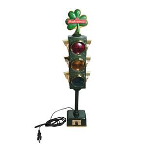 Large 23" Vintage 1960s Budweiser Traffic Light Bar Lamp Working B&B Japan